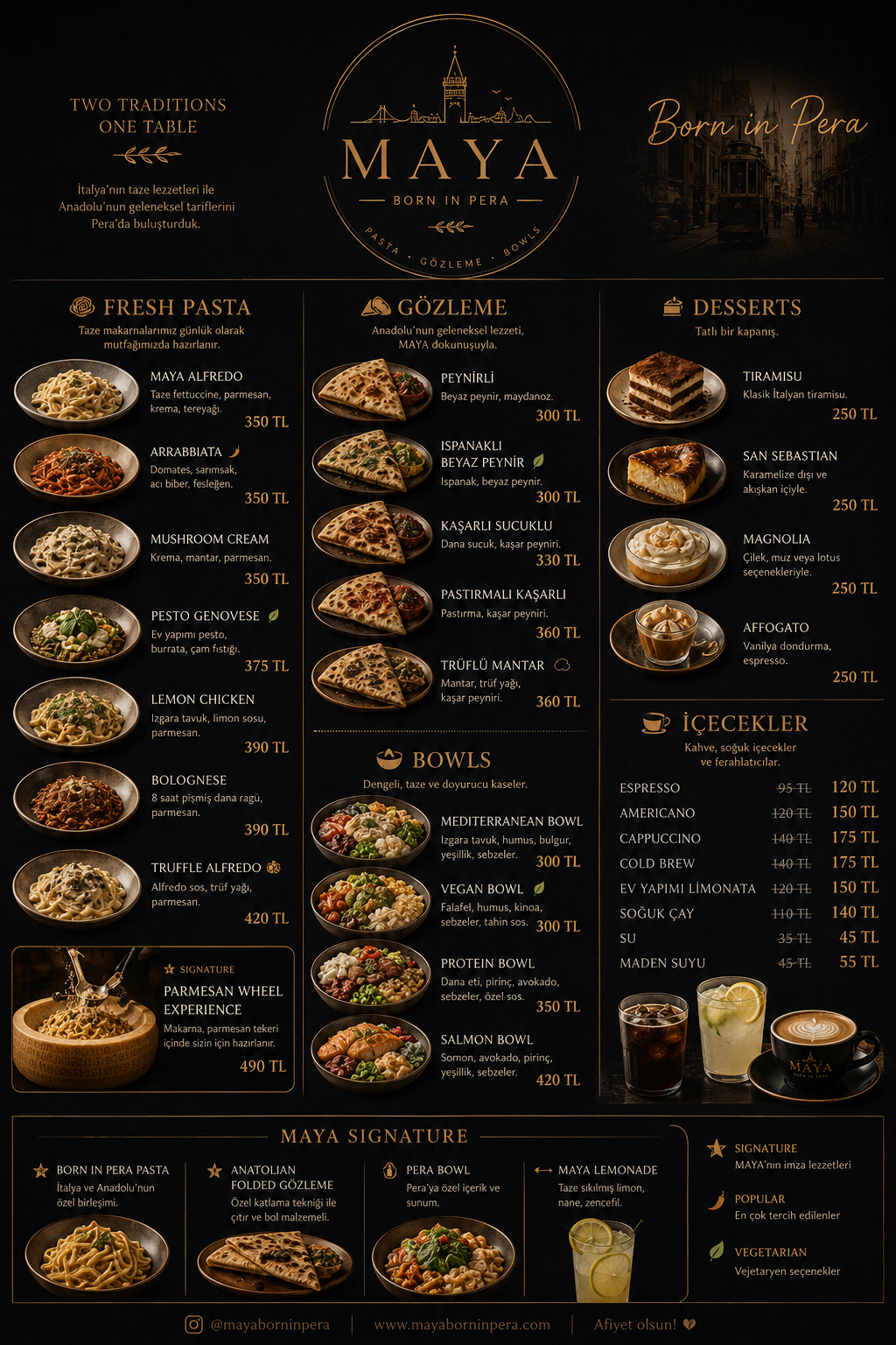 Maya visual menu