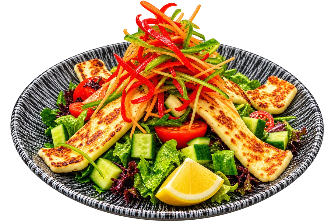 Grilled Halloumi Salad